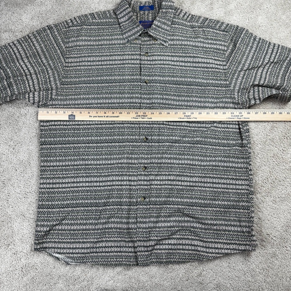 Pendleton Mens Button Up Geometric Print Cotton S… - image 4